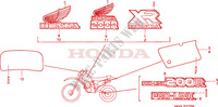 MARK (1) for Honda XR 200 R 1984