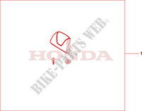 35L TOP BOX PAD for Honda 125 VARADERO DELUXE 2007