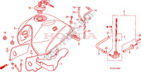 FUEL TANK  for Honda 125 VARADERO série limité 2003