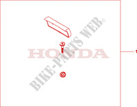 TOPBOX PAD for Honda 125 VARADERO 2005