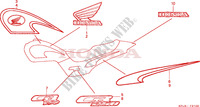 STICKERS for Honda CB 250 TWO FIFTY 2001