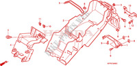 REAR FENDER for Honda CBR 125 TRICOLOR 2010