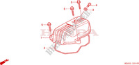 CYLINDER HEAD COVER(XR125 L3) for Honda XR 125 L Electric start 2003