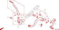 KICK STARTER ARM   BRAKE PEDAL   GEAR LEVER for Honda CRF 150 R BIG WHEELS 2009