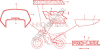 STICKERS for Honda NX 250 1988