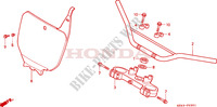 HANDLE PIPE/TOP BRIDGE (CR125RS/RT/RV) for Honda CR 125 R 1995