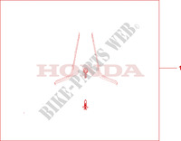 SIDE COWL DEFLECTOR KIT for Honda PAN EUROPEAN ST 11000 50EME ANNIVERSAIRE 1999