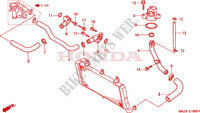 WATER HOSE for Honda ST 1100 ABS 2001