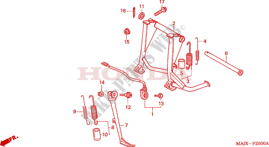 STAND for Honda ST 1100 ABS 2002