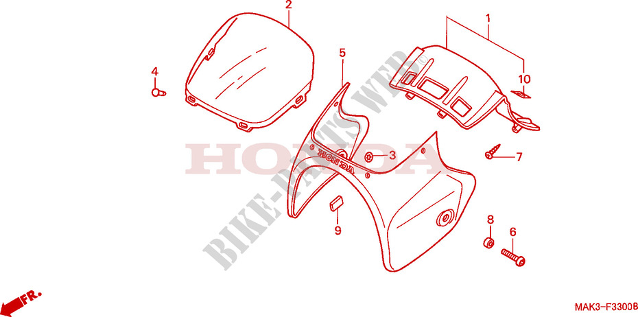 FRONT COWL for Honda FX 650 34HP 1999