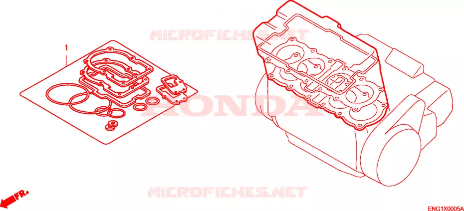 GASKET KIT Honda MOTO 1100 CBR 1998  CBR1100XXW