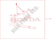 REAR MAINTENANCE STAND VT600C for Honda SHADOW VT 750 DELUXE 2 TONES 2001
