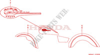 STICKERS for Honda SHADOW VT 750 DELUXE 2 TONES 2001