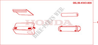 HANDLEBAR POUCH DX for Honda XL 1000 VARADERO 2001