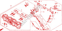 THROTTLE BODY (ASSY.) for Honda CBR 600 F RED 2007