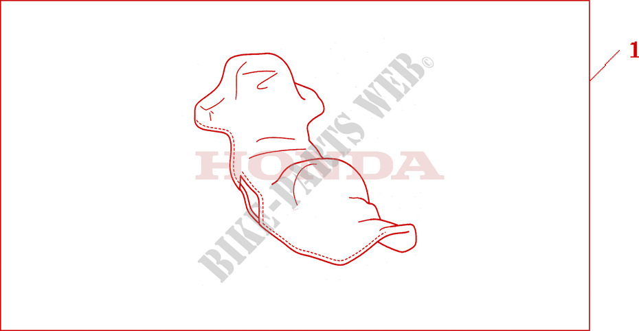 SEAT COVER for Honda GL 1800 GOLD WING ABS AIR BAG 2009