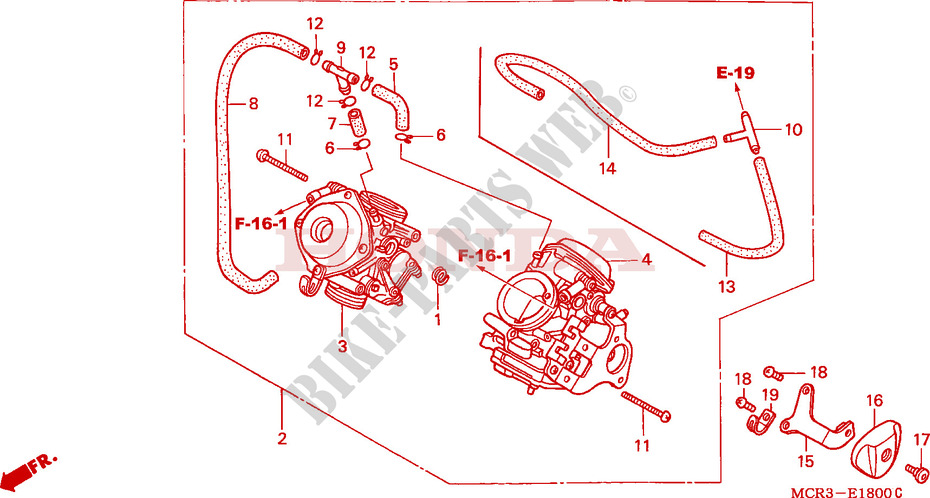 Honda Shadow 750 Parts Diagram Carburetor Carbie Honda