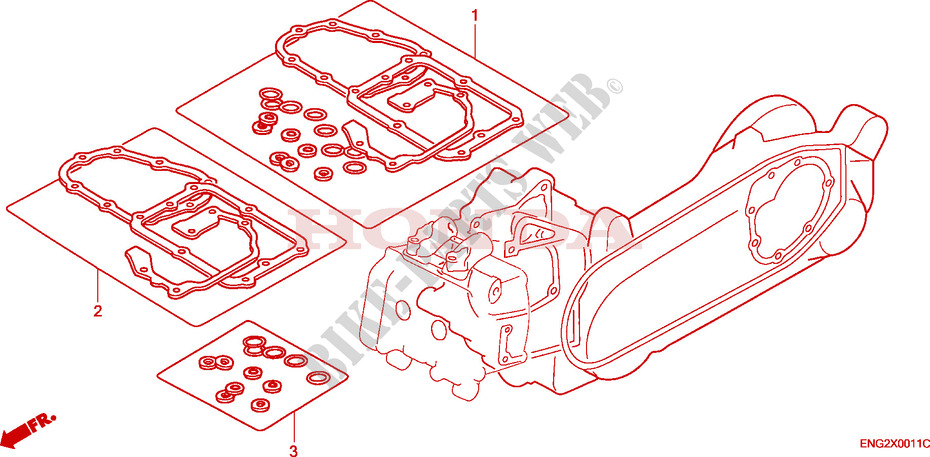 GASKET KIT for Honda SILVER WING 600 ABS 2004