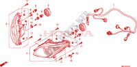 HEADLIGHT (FJS400D9/FJS40 0A) for Honda SILVER WING 400 2009