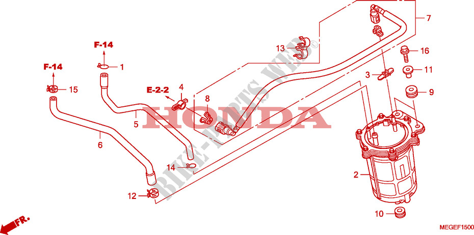 FUEL PUMP for Honda SHADOW VT 750 AERO ABS 2010