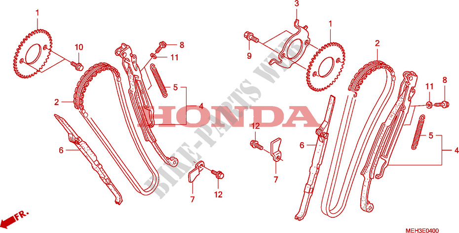CAM CHAIN   TENSIONER for Honda 700 DN01 EASY RIDER 2008
