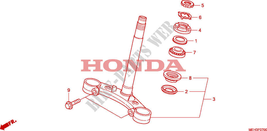STEERING DAMPER for Honda 700 DN01 2009