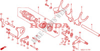 GEARSHIFT DRUM   GEARSHIFT FORK for Honda CB 1300 BI COULEUR 2003