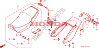 SEAT   REAR COWL for Honda CB 1300 BI COULEUR 2004