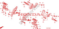 FOOTREST for Honda CB 1300 S FAIRING 2007