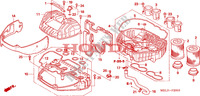 AIR CLEANER for Honda CBR 1000 RR FIREBLADE REPSOL 2007