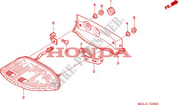 TAILLIGHT for Honda CBR 1000 RR FIREBLADE REPSOL 2005