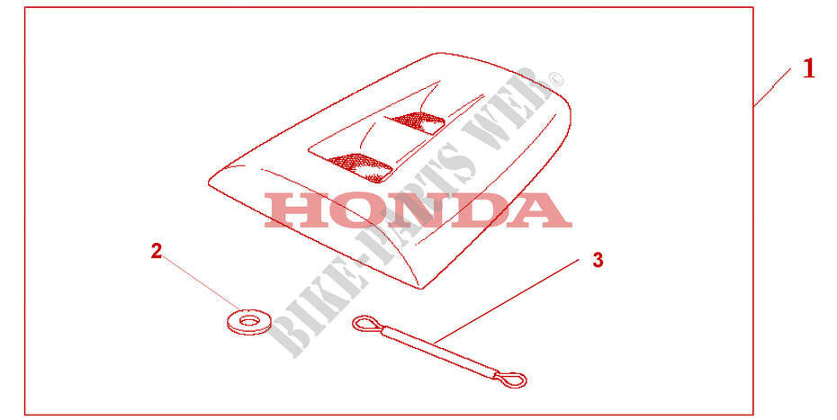 REAR SEAT COWL for Honda CBR 1000 RR FIREBLADE 2005