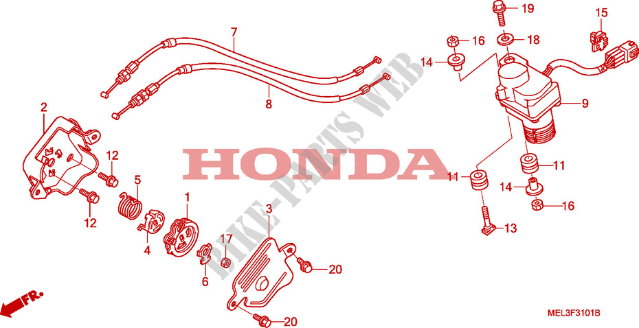 SERVO MOTOR for Honda CBR 1000 RR FIREBLADE 2006