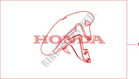 FRONT FENDER for Honda CBR 600 RR GRAY ORANGE 2011