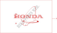 REAR FENDER for Honda CBR 600 RR ABS GREY ORANGE 2011