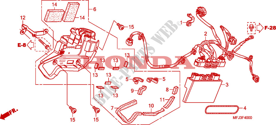 ABS CONTROL UNIT(CBR600RA ) for Honda CBR 600 RR GREY ORANGE 2011