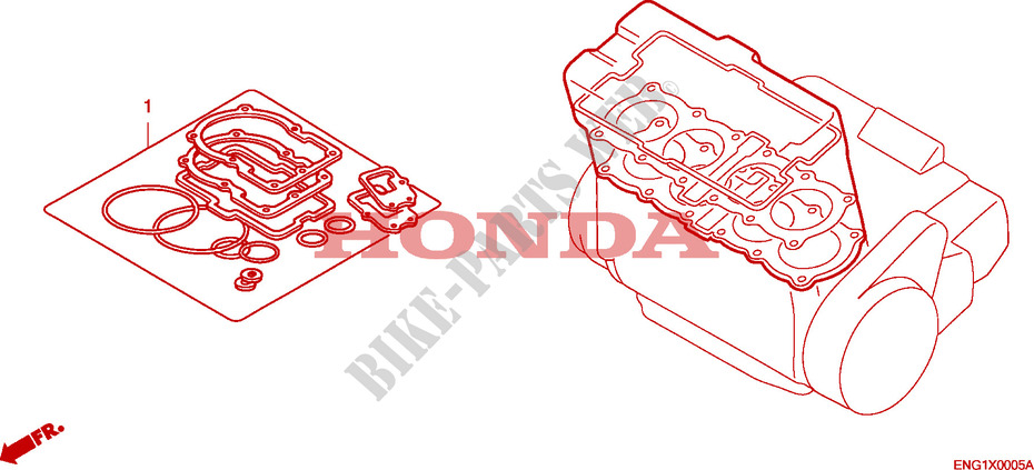 GASKET KIT for Honda CBR 600 RR GREY ORANGE 2011