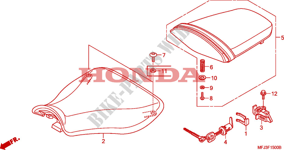 SEAT for Honda CBR 600 RR ABS 2009