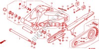 SWINGARM for Honda CBR 1000 RR FIREBLADE LARANJA 2010