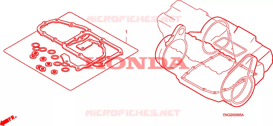 GASKET KIT Honda MOTO 1000 CBR 2008  CBR1000RR8