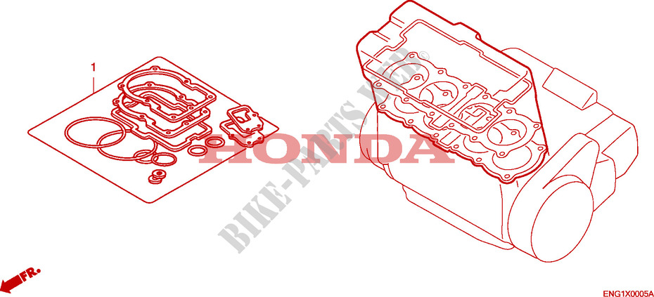 GASKET KIT for Honda CBR 1000 RR FIREBLADE ORANGE 2010