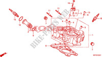 REAR CYLINDER HEAD for Honda VT 1300 C 2011