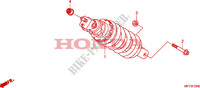 REAR SHOCK ABSORBER for Honda VT 1300 C ABS 2010