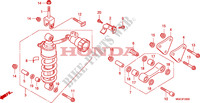 REAR SHOCK ABSORBER for Honda VFR 1200 DCT 2010