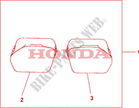 33/35L PANNIER INNER BAG SET for Honda CBF 1000 F ABS 98HP 2011