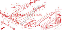 SWINGARM for Honda CBF 600 FAIRING ABS 2011