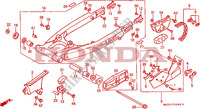 REAR ARM   CHAIN CASE for Honda XR 600 R 1987