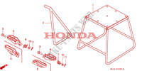 STAND   FOOT REST for Honda CR 500 R 1992