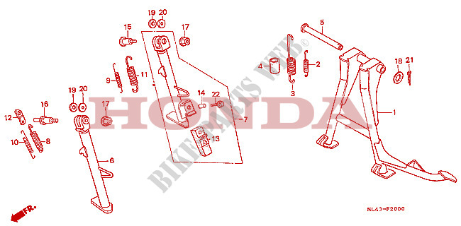 STAND for Honda CB 450 S 1986