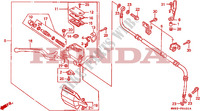 FRONT BRAKE MASTER CYLINDER (XL600VM/VN/VP) for Honda TRANSALP 600 27HP 1991